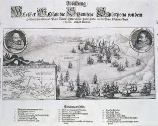 Capture de la flotte espagnole par les Hollandais sous l